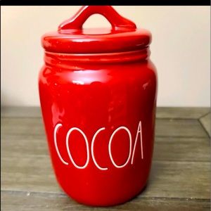 Red Coco canister reserved for Rebecca only